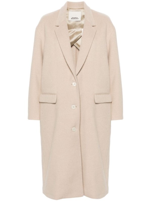 Efezia single-breasted coat