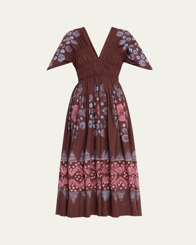 Yana Tie-Dye Midi Dress