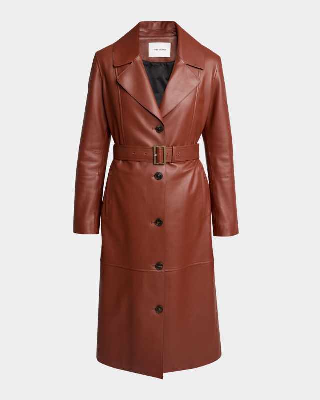 Leather Trench Coat