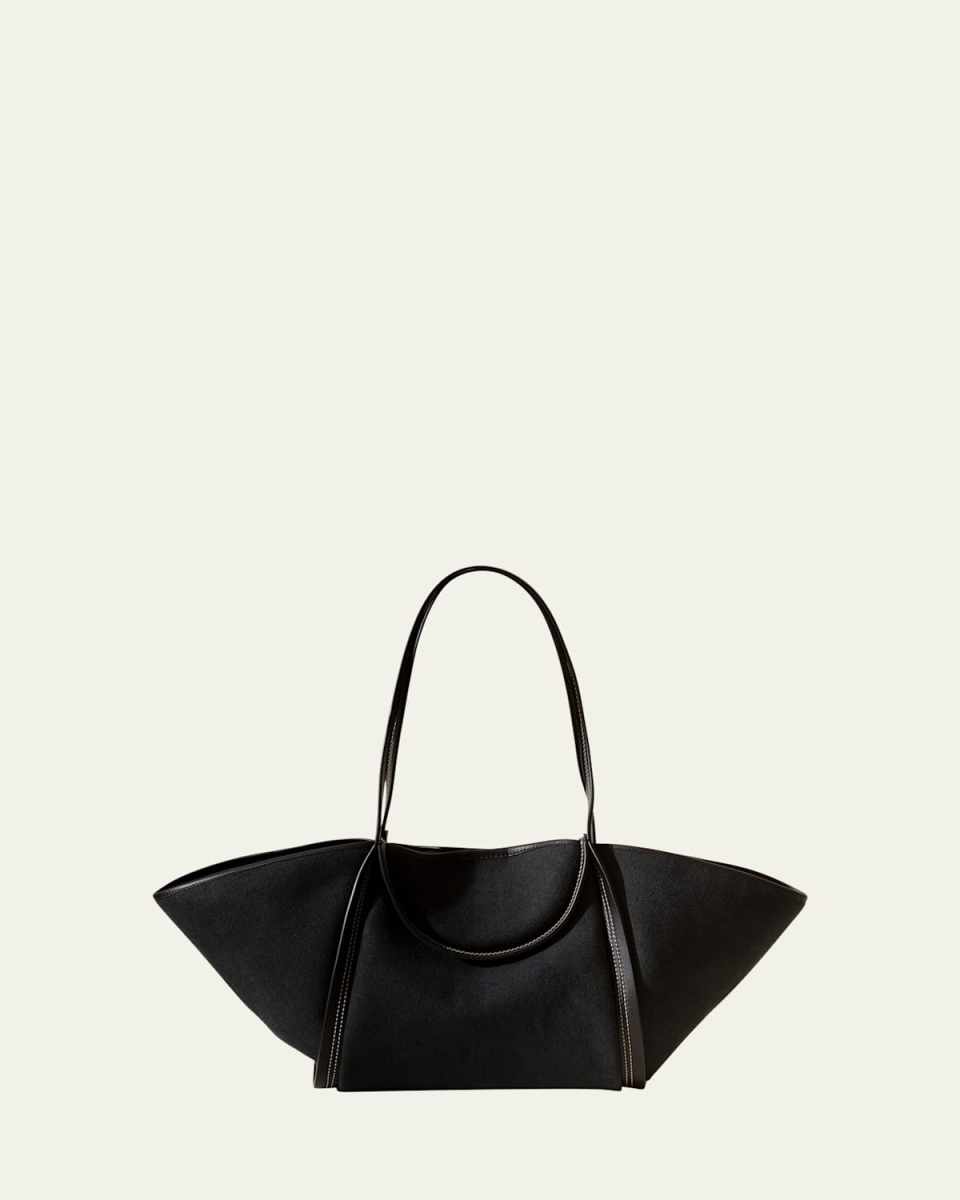 Cuber Organic Cotton & Leather Tote Bag