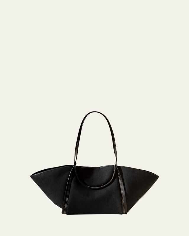 Cuber Organic Cotton & Leather Tote Bag