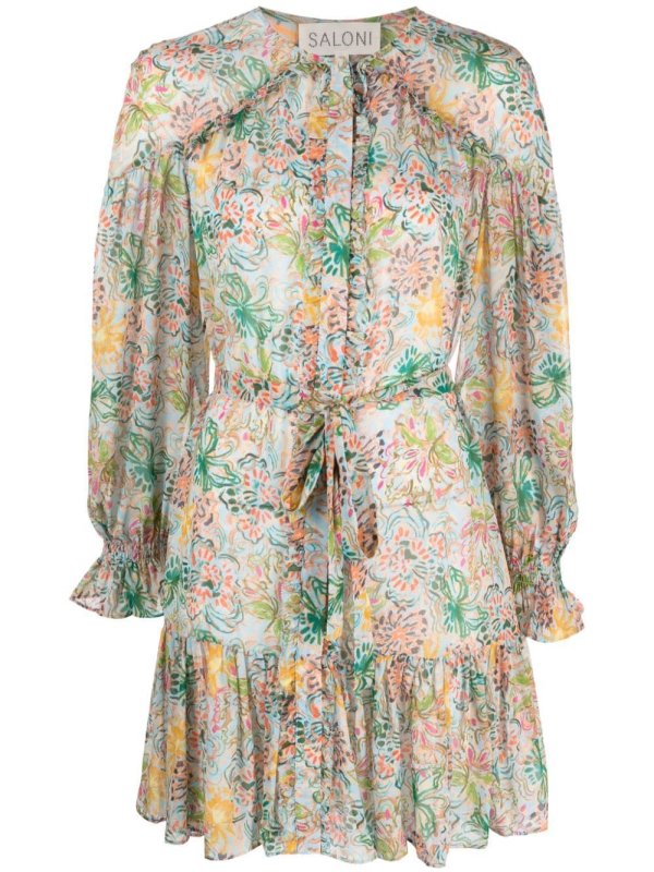 Pixie silk minidress
