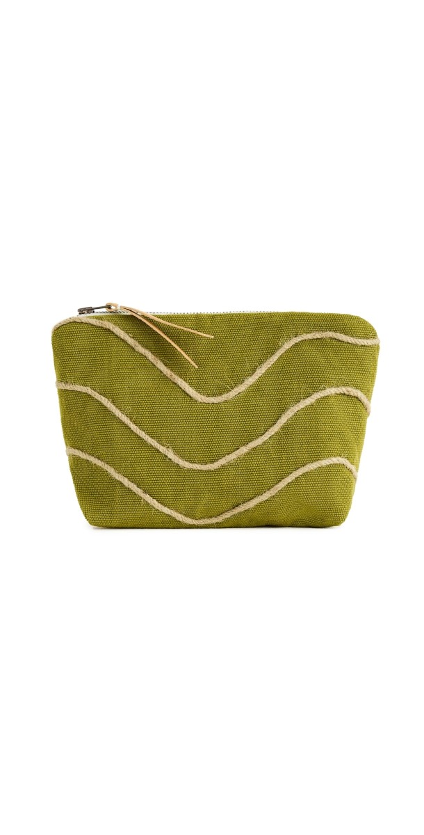 Mercado Global Mini Cristina Cosmetic Pouch Turf Moss