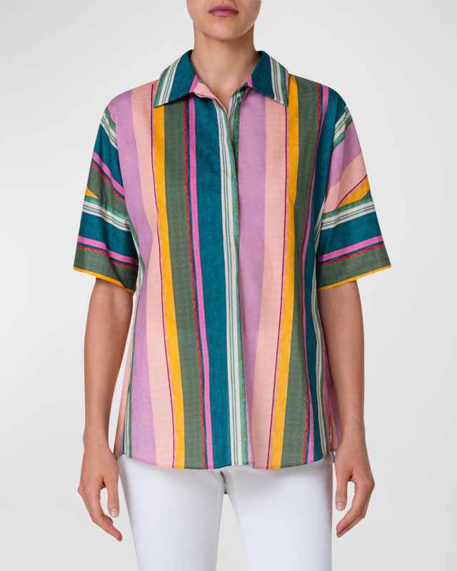 Chair Striped Cotton Blouse