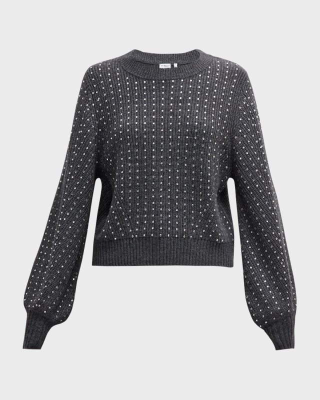 Molo Rhinestone-Embellished Crewneck Sweat