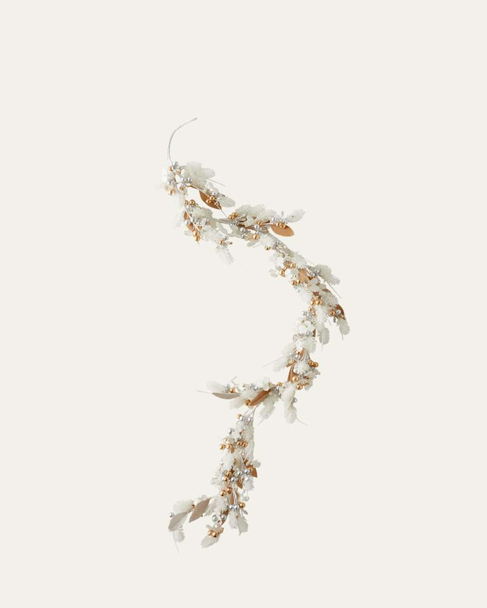 60" Brilliant Frost Christmas Garland