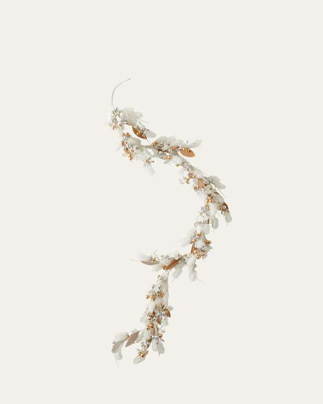 60" Brilliant Frost Christmas Garland