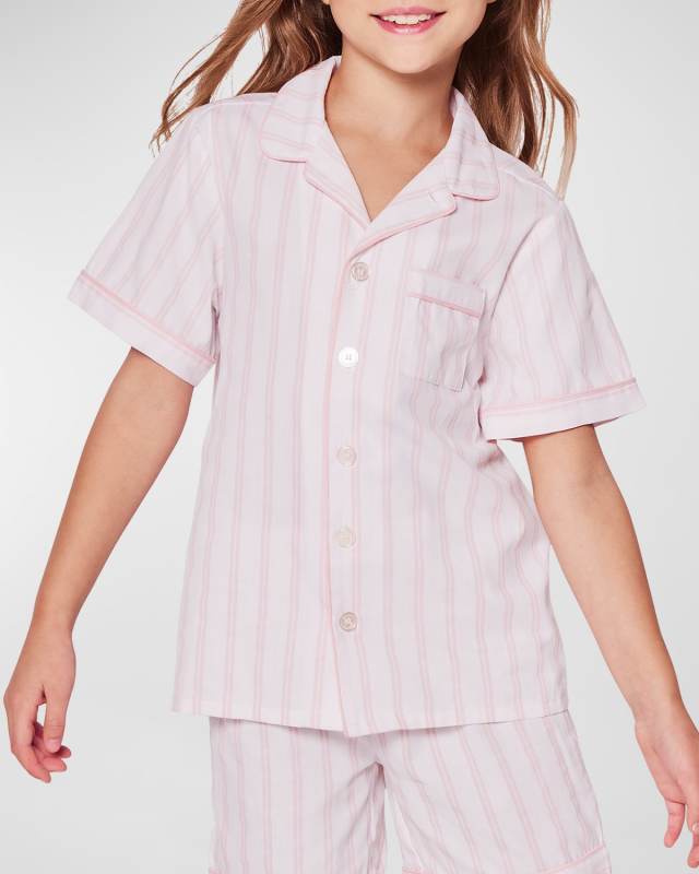 Girl's Printed Shorts Set, Size 6M-14