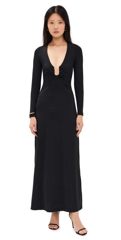 BARDOT Remy Maxi Knit Dress Black