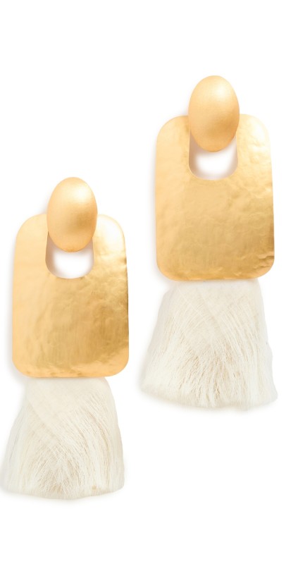 Johanna Ortiz Copper Alloys Earrings Gold