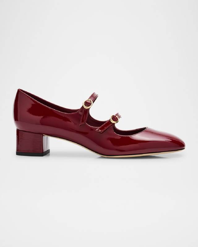 Benni Patent Leather Mary Jane Ballerina Pumps