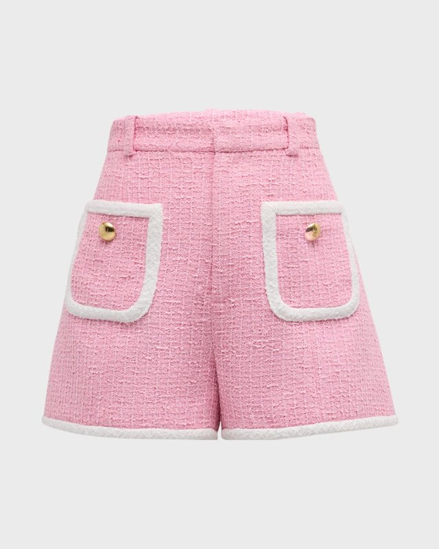 Auden Contrast Boucle Shorts
