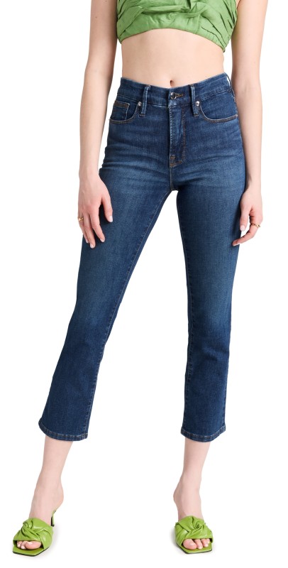 Good American Good Legs Straight Jeans Blue004