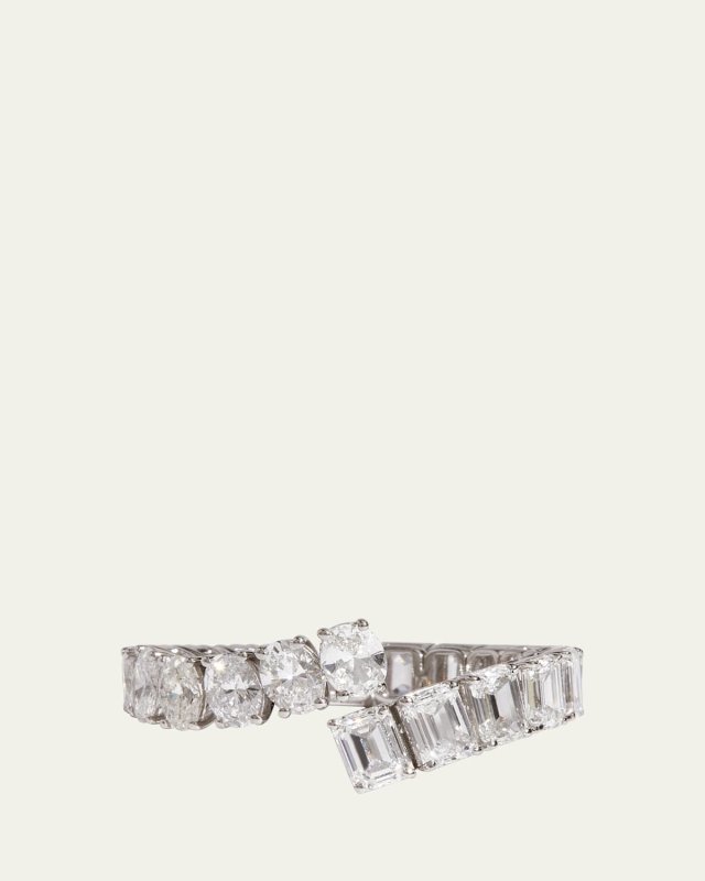 14K White Gold Lab Grown Diamond Eternity Band