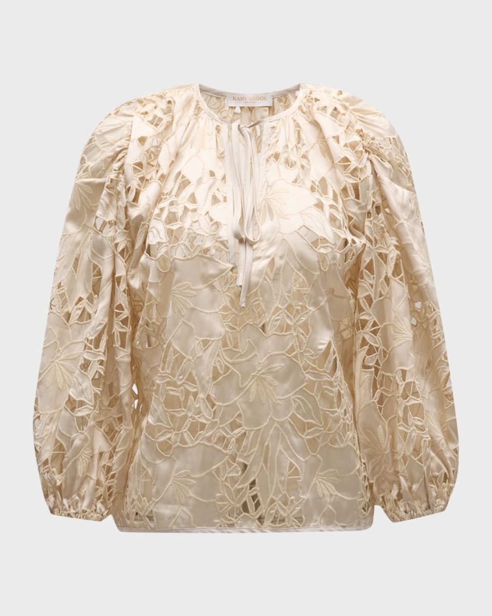 Mikayla Eyelet-Embroidered Blouse