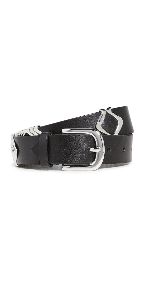 Isabel Marant Tehora Belt Black/Silver