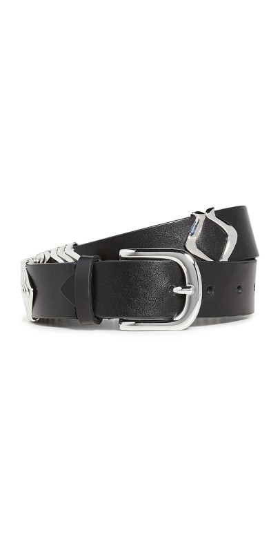 Isabel Marant Tehora Belt Black/Silver