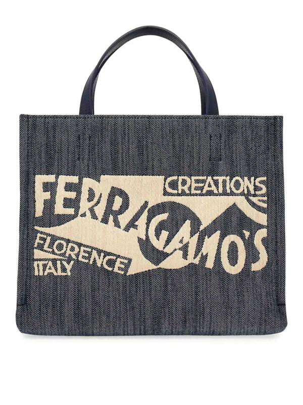 Ferragamo Sac Bandoulière - Beig