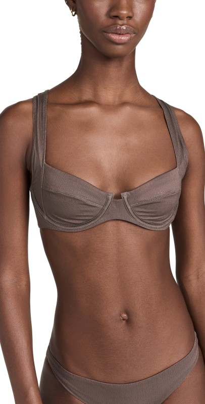 PQ Swim Perla Halter Bikini Top Lucaya