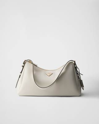PRADA Aimée large leather shoulder bag