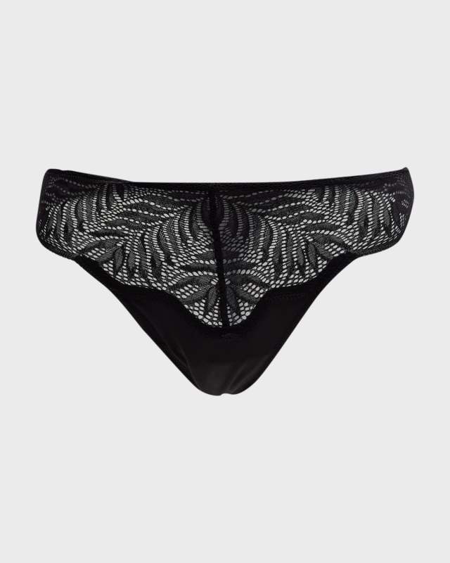 Lush Lace-Front Thong