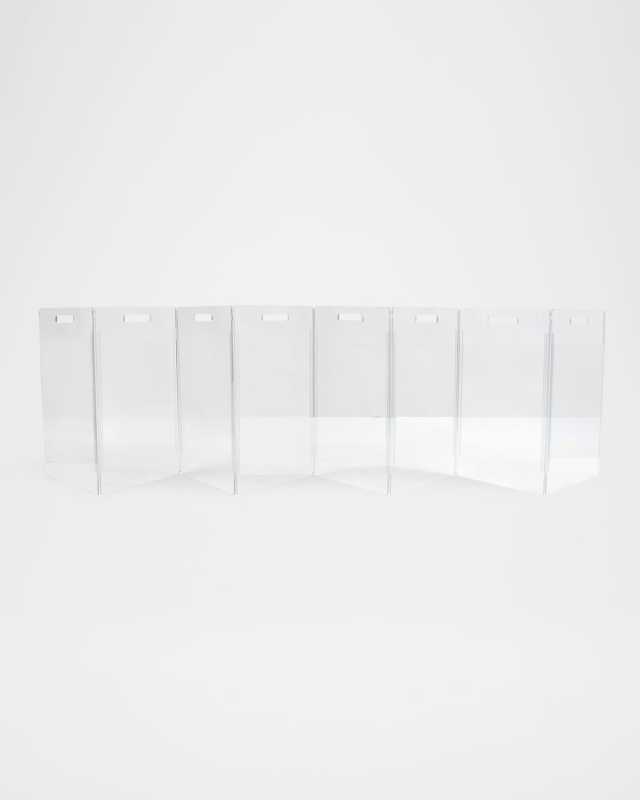 Low Zig Zag Pet Gate, 8 Panels