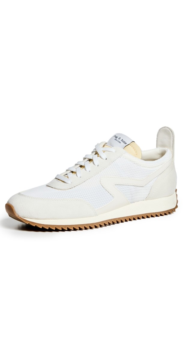rag & bone Retro Runner Mesh Sneakers Off White