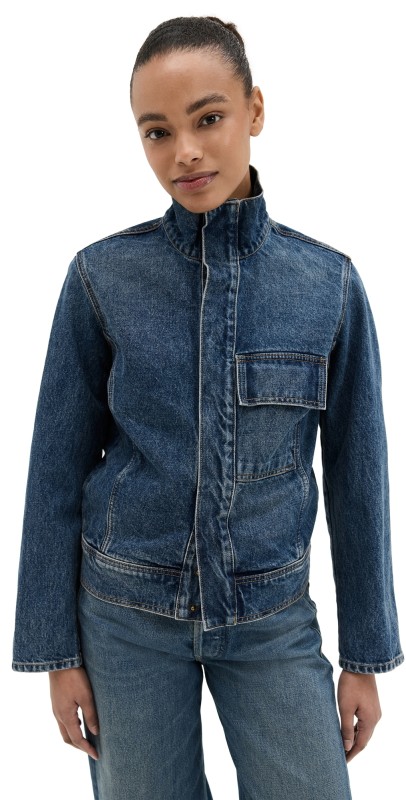 Nili Lotanarilou Denim Jacket Ocean Wash