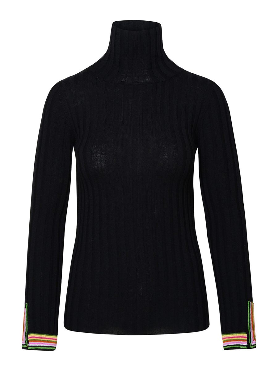 Etro Pull Col Roulé - Noir