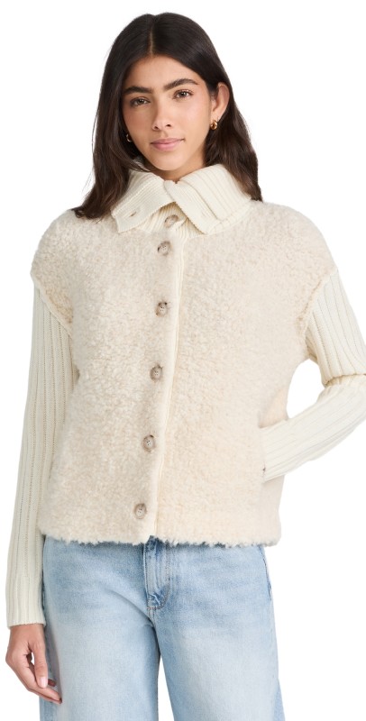 Raquel Allegra Rose Jacket Cream