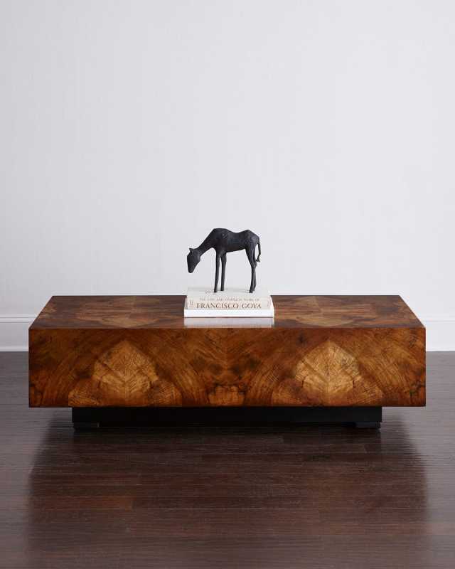Chelsea Walnut-Burl Coffee Table