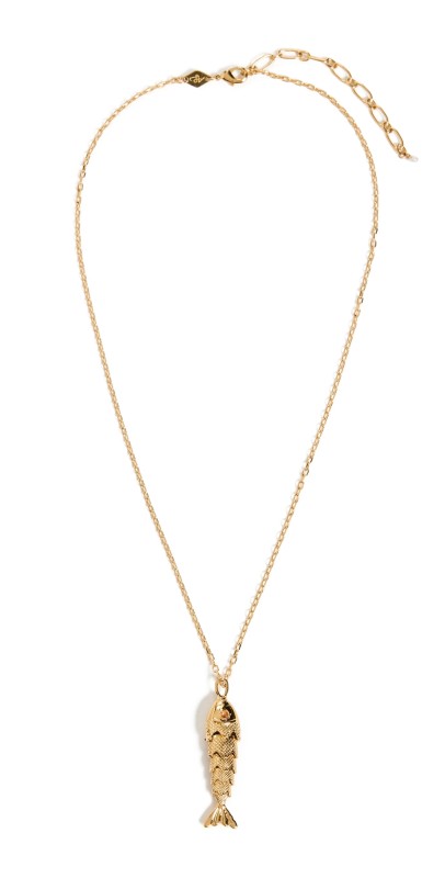 Anni Lu Something Fishy Necklace Gold