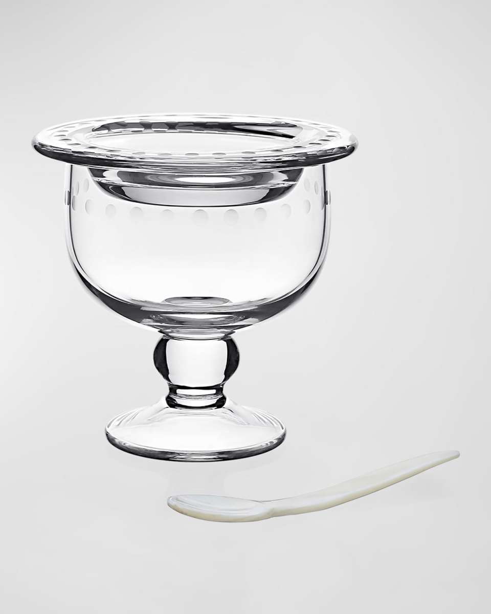 Katerina Caviar Server For 2 With Spoon