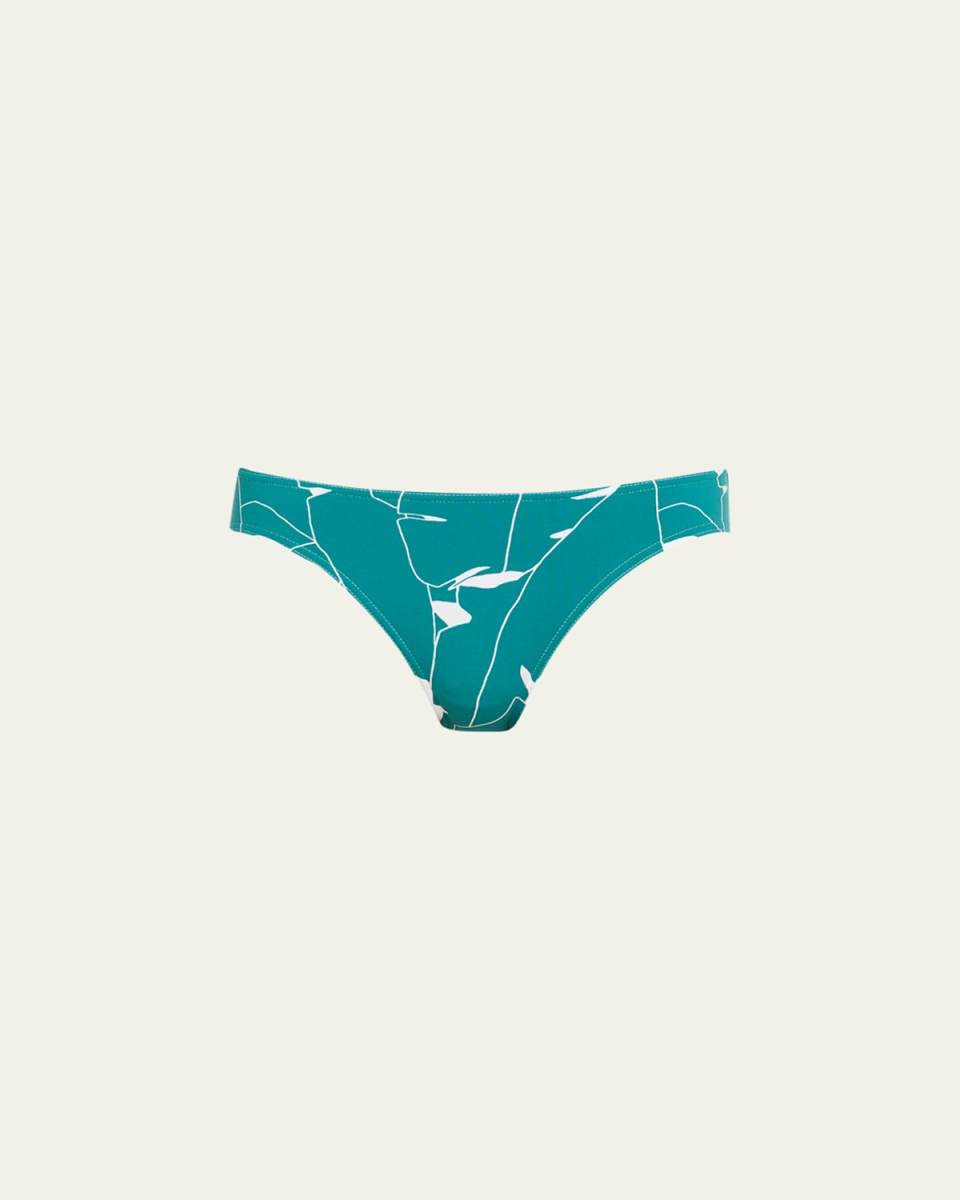 Foret Jungle-Print Bikini Bottoms