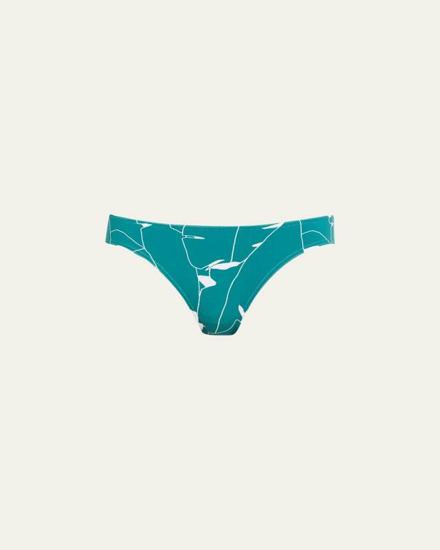 Foret Jungle-Print Bikini Bottoms