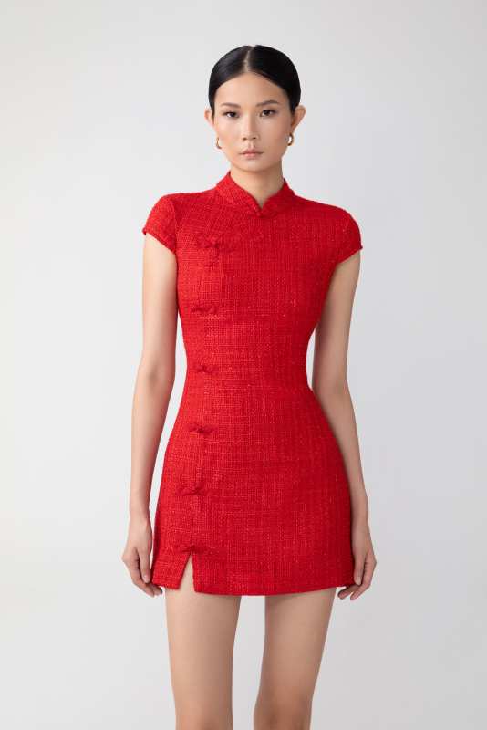 Natasha Tweed Mini Dress