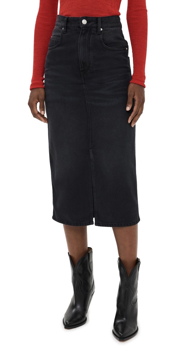Isabel Marant Tilauria Skirt Faded Black