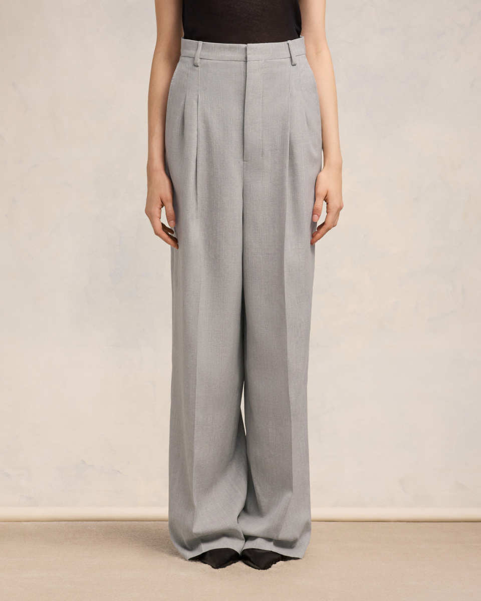 AMI HIGH WAIST LARGE TROUSERS