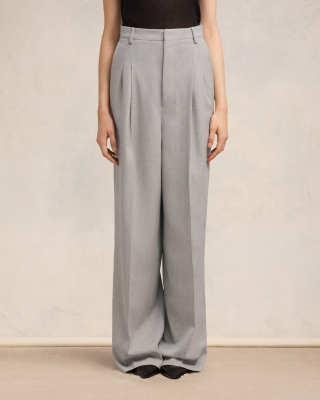 AMI HIGH WAIST LARGE TROUSERS