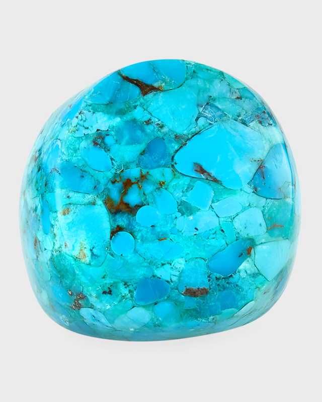 Turquoise Statement Ring, Size 6-