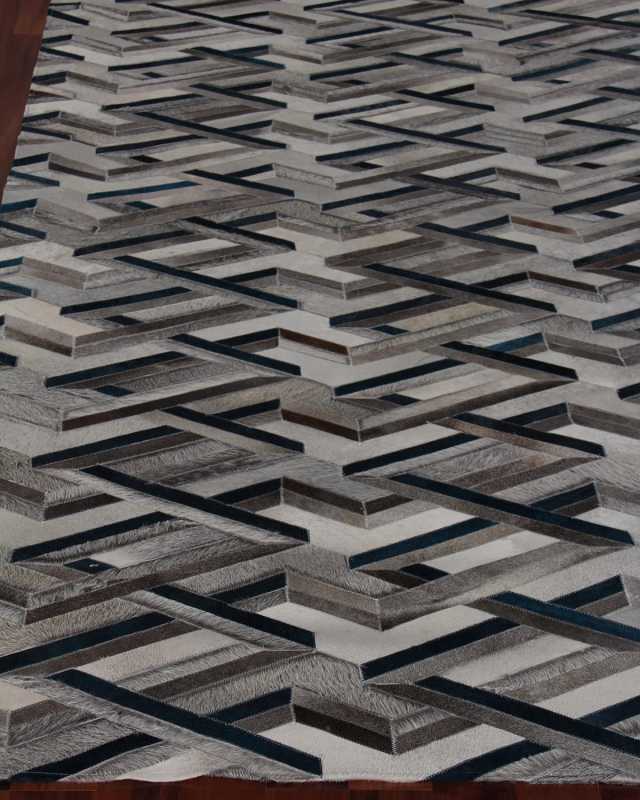 Linus Hairhide Rug, 5' x 8'