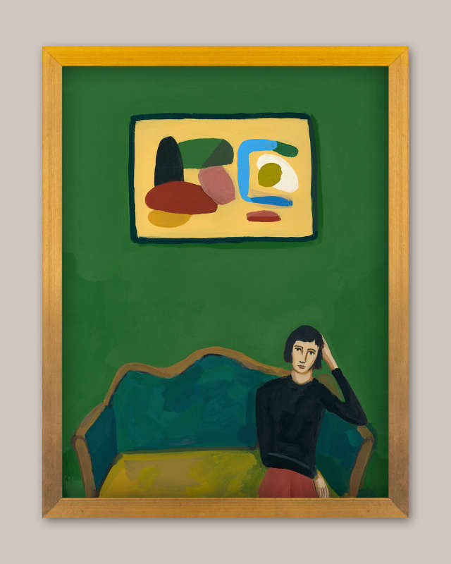 Enwright With Abstract' Framed Wall Art