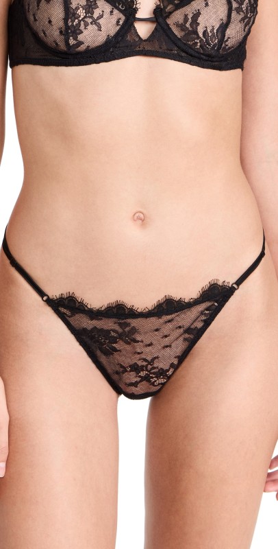 Kiki De Montparnasse Jolie Balconette Bra Black