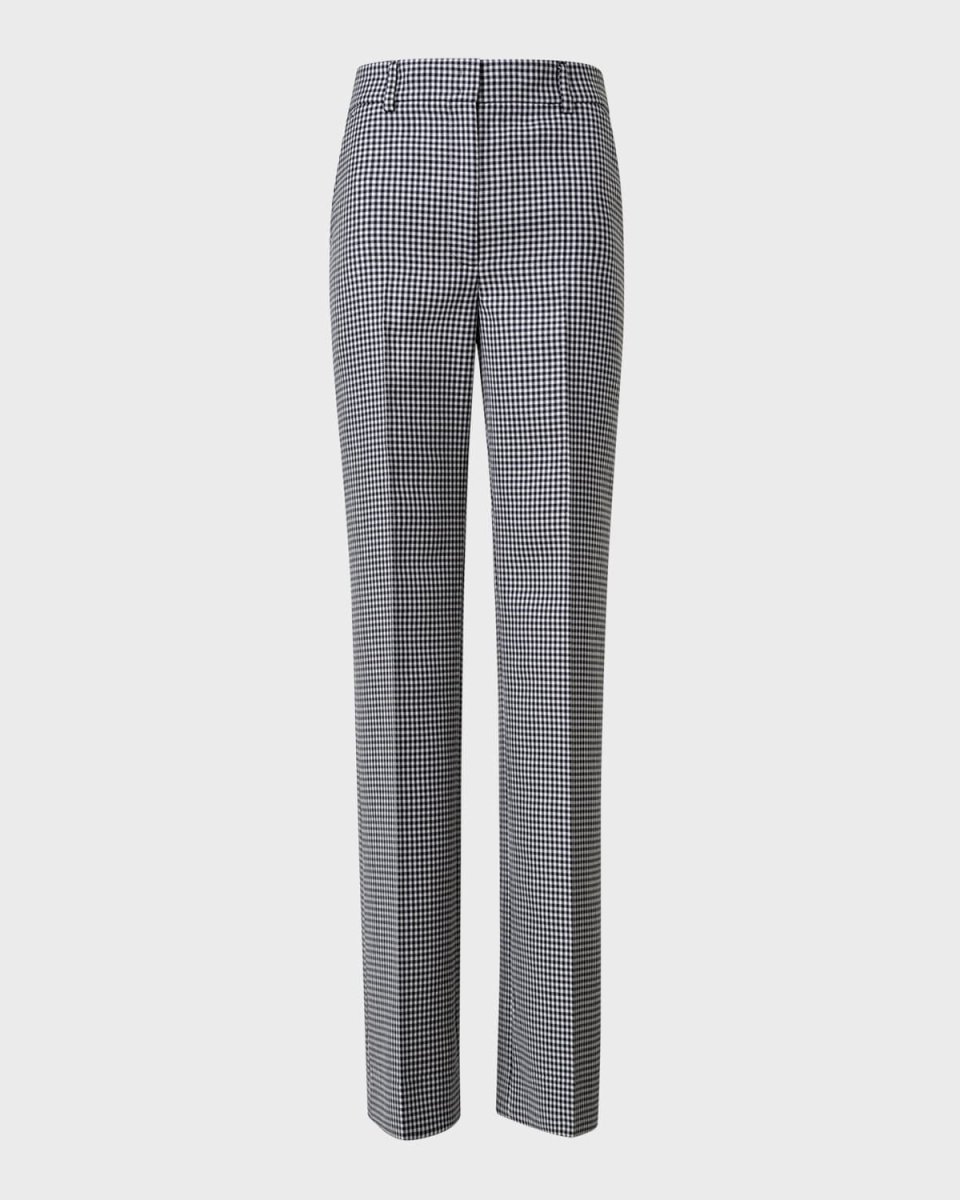Florine Double-Face Wool Straight-Leg Pants