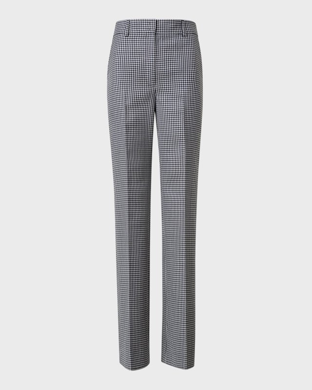 Florine Double-Face Wool Straight-Leg Pants