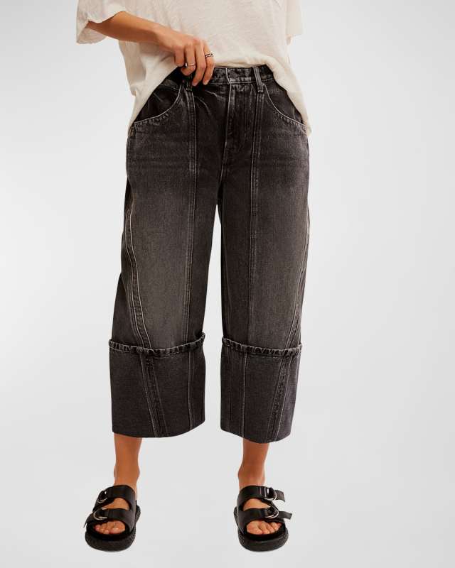 We The Free Olsen Cuffed Barrel Jeans