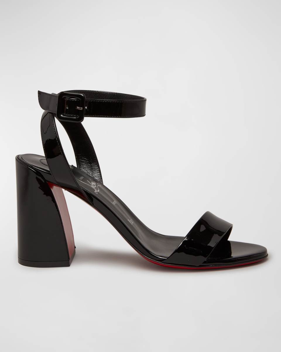 Miss Sabina Red Sole Ankle-Strap Sandals