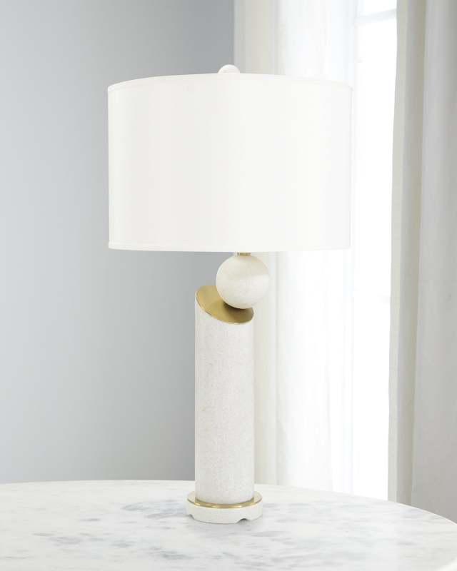 Versatz 36" Table Lamp, Shimmering Stone