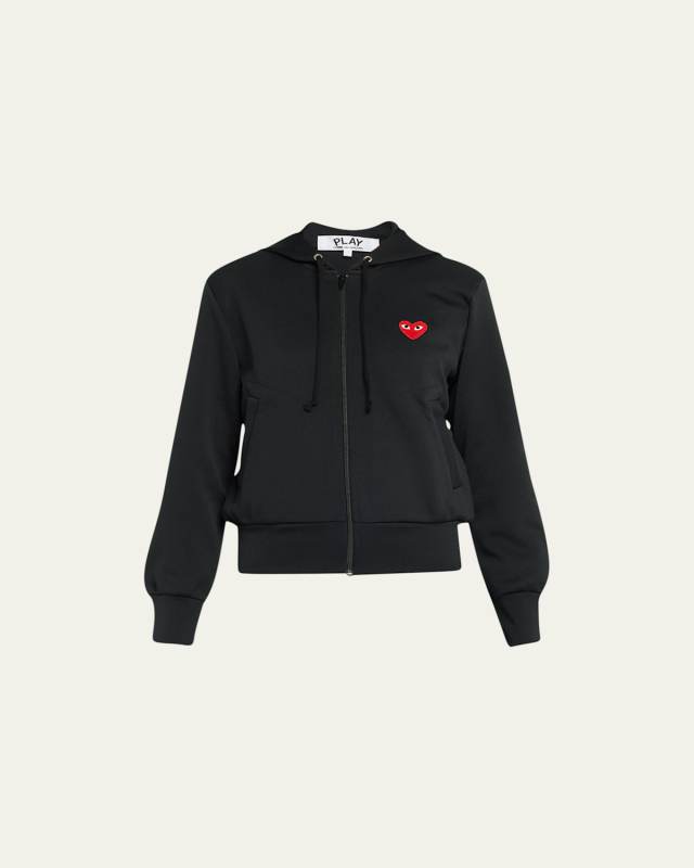 Heart Logo Zip Hooded Sweatshirt