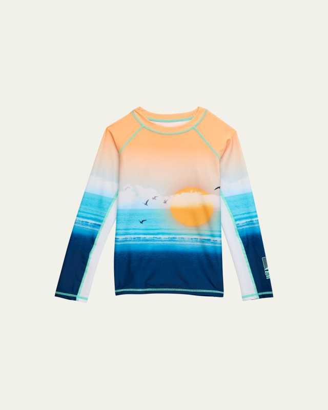 Boy's Neptune Graphic Rashguard, Size 7-16